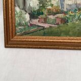 Painting signed Oil on canvas dimension: height: 45 cm - width -54 cm -