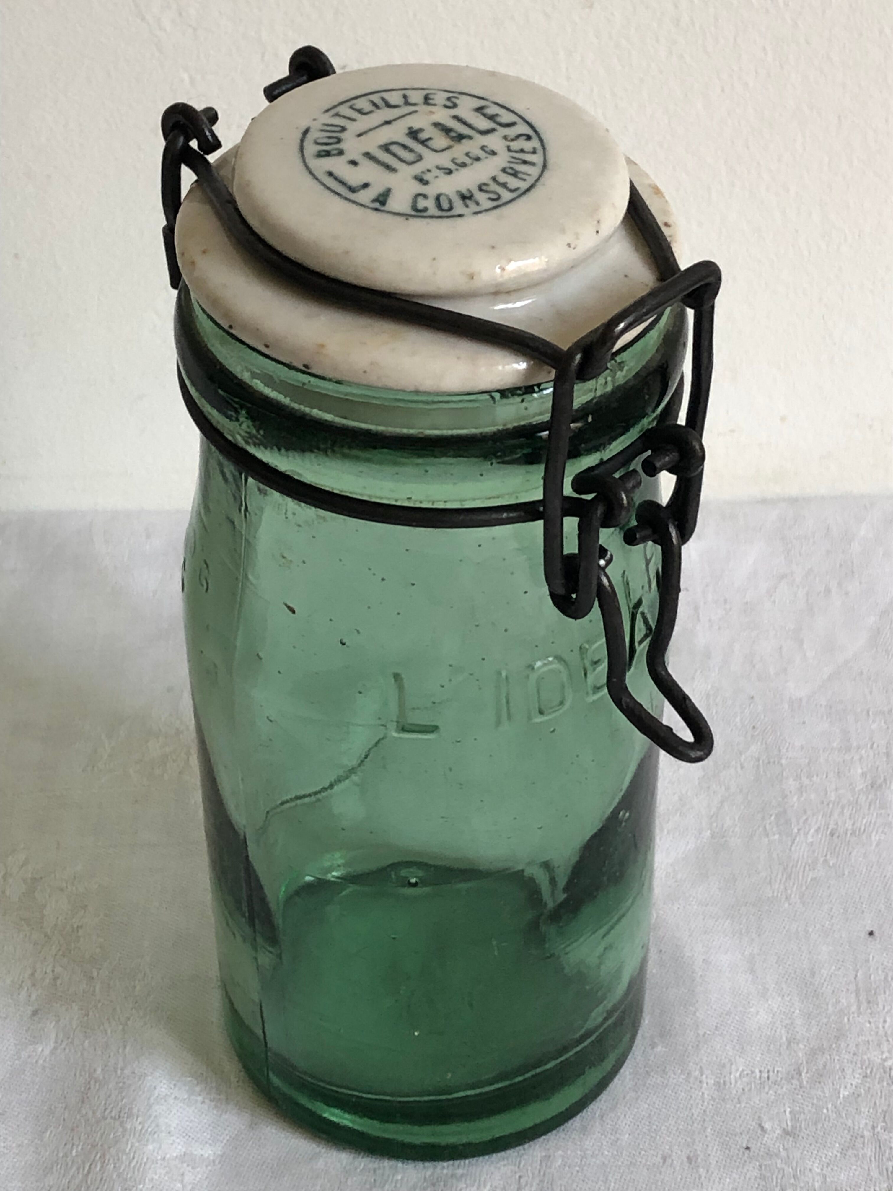 L'ILE canning bottle, porcelain stopper