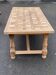 Renovated farmhouse dining table in solid oak 210cm 19th century