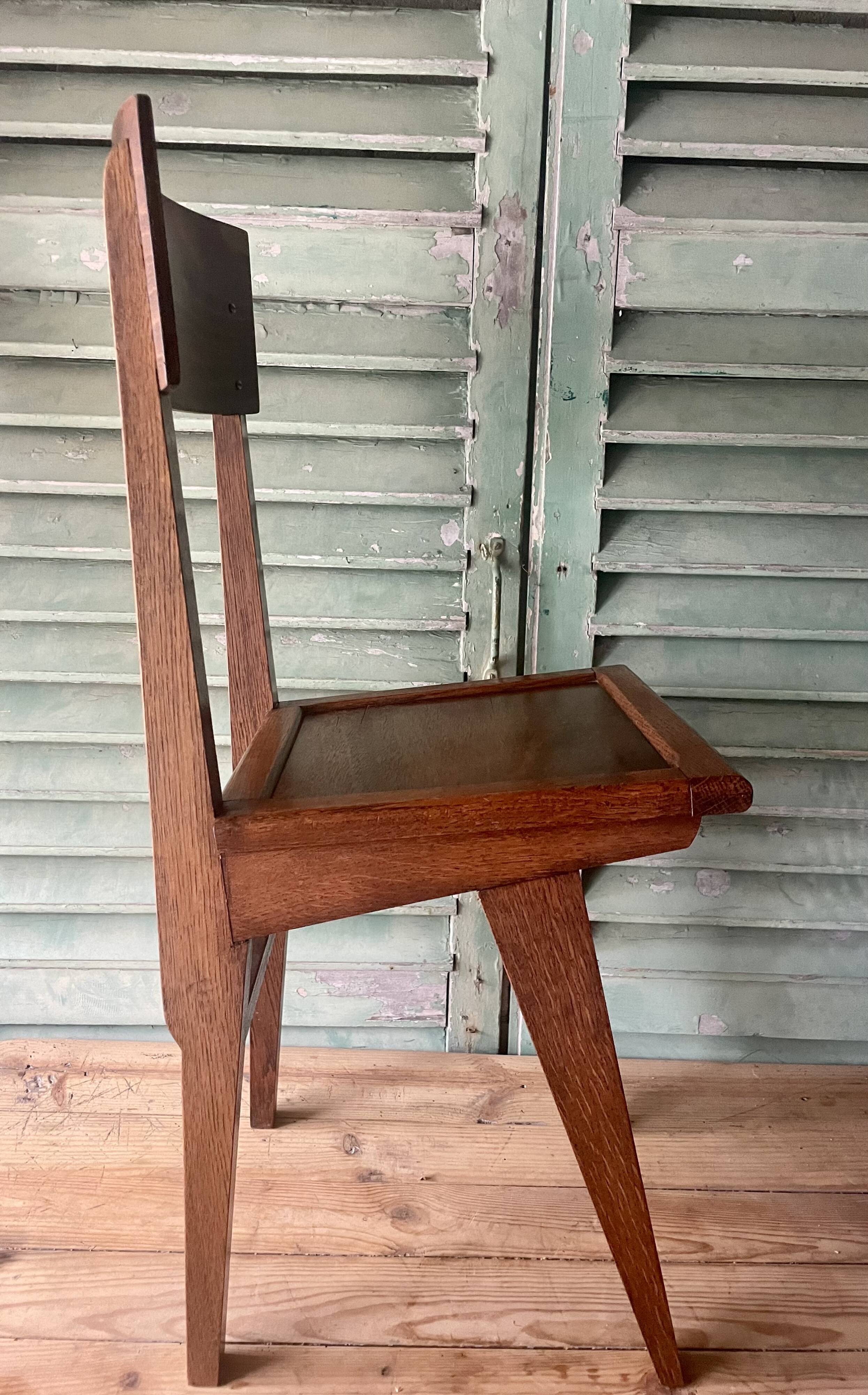 Solid wood chair