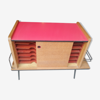 Meuble à vinyles années 60