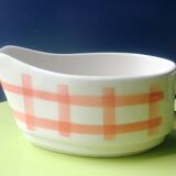 Saucière Moulins des Loups Orchies decoration Scottish tiles orange