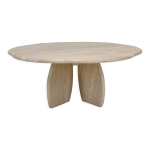 Table basse en travertin italien,