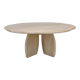 Table basse en travertin italien, années 1980
