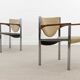 Paire de chaises club, modèle 206 de lübke, années 60