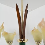 Mid-century Wood Chandelier 1970‘s