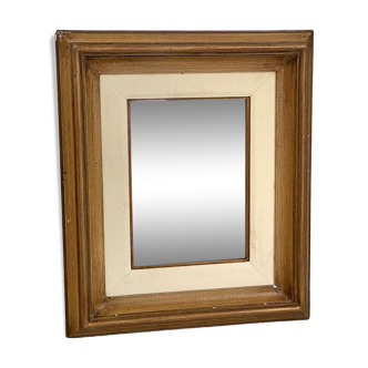 Miroir cadre bois
