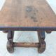 Solid oak coffee table 1950