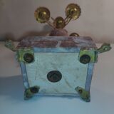 Garniture de cheminée pendule et candélabres Napoléon III