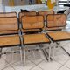 Suite de 6 chaises modèle Cesca B32 par Marcel Breuer vintage 1993