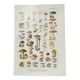 Lithographie sur les champignons de 1920
