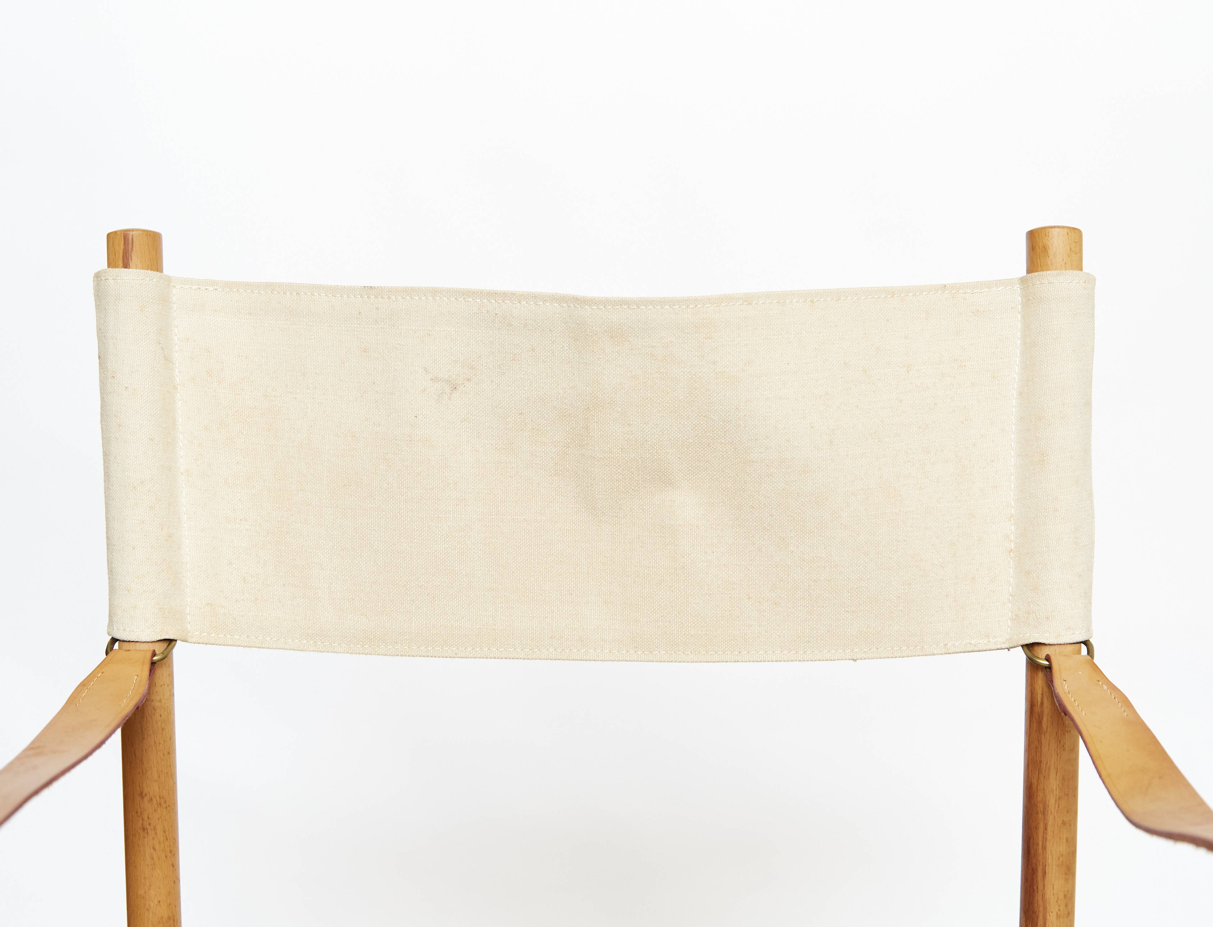 Chaise pliante Mogens Koch MK-16 pour Rud Rasmussen