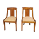 Paire de chaises gondoles en merisier