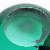 Green Murano glass ashtray