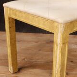8 lacquered and painted Italian chairs from 20th century