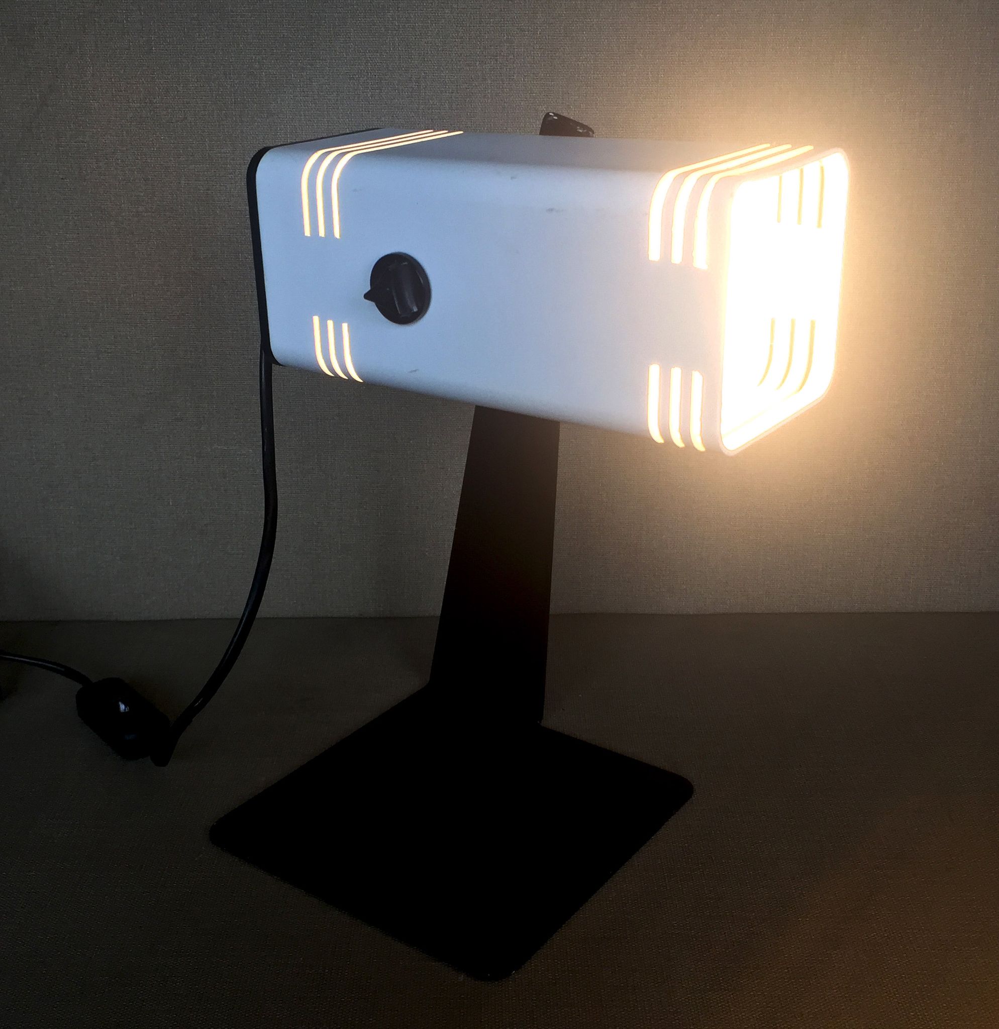 Lampe projecteur design 1970