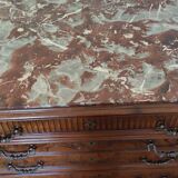 Chest of drawers with marble
