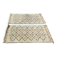 Pair of North African Berber style rugs, beige