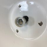 Black industrial factory lamp from Elektrosvit, 1960s