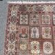 Large vintage Romanian wool carpet in Bakhtiari style