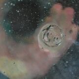 Carafe/pitcher signed Biot blown glass