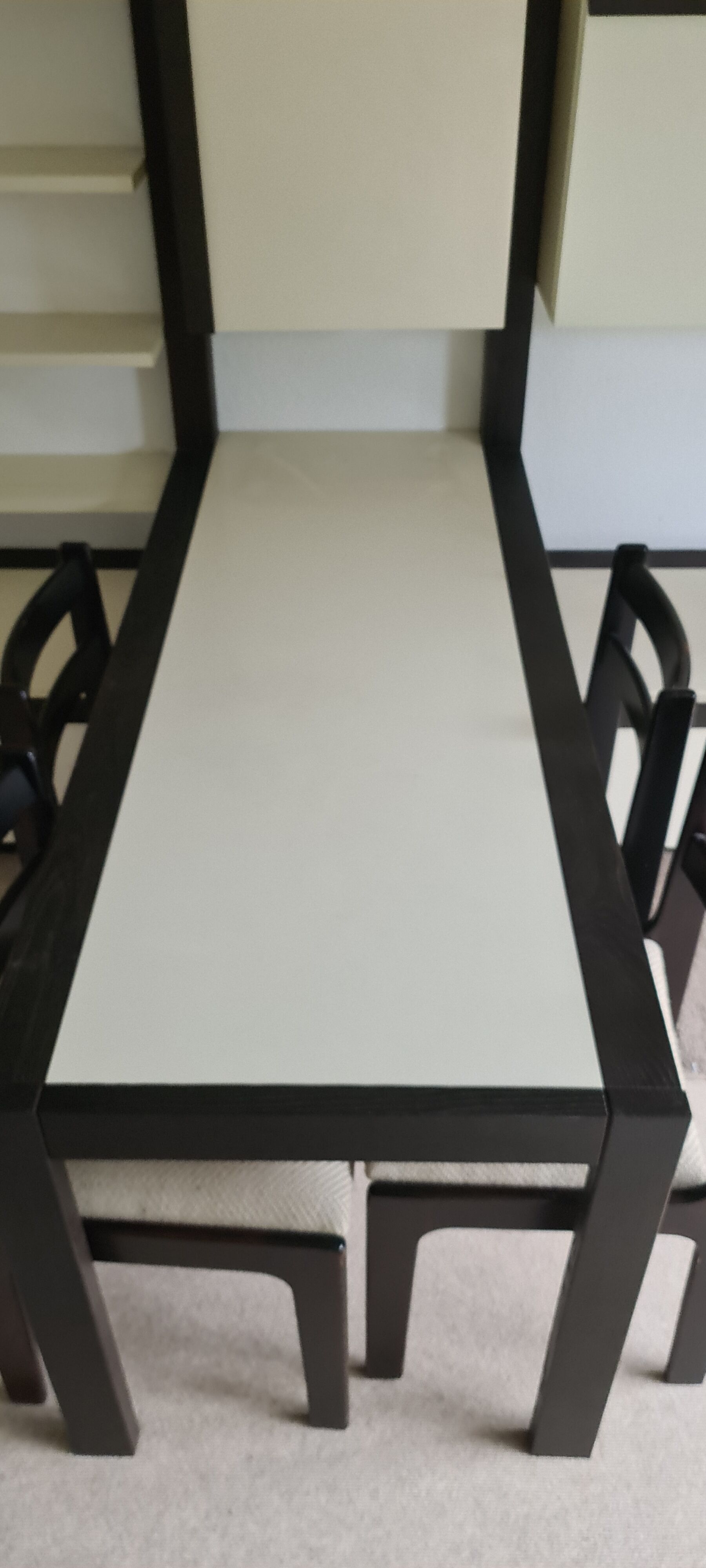 Vintage 70s wall unit and table "Neveada" bj J Penetenrieder