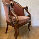 Fauteuil cabriolet col de cygne