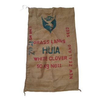 Sac en toile de jute Huia vintage