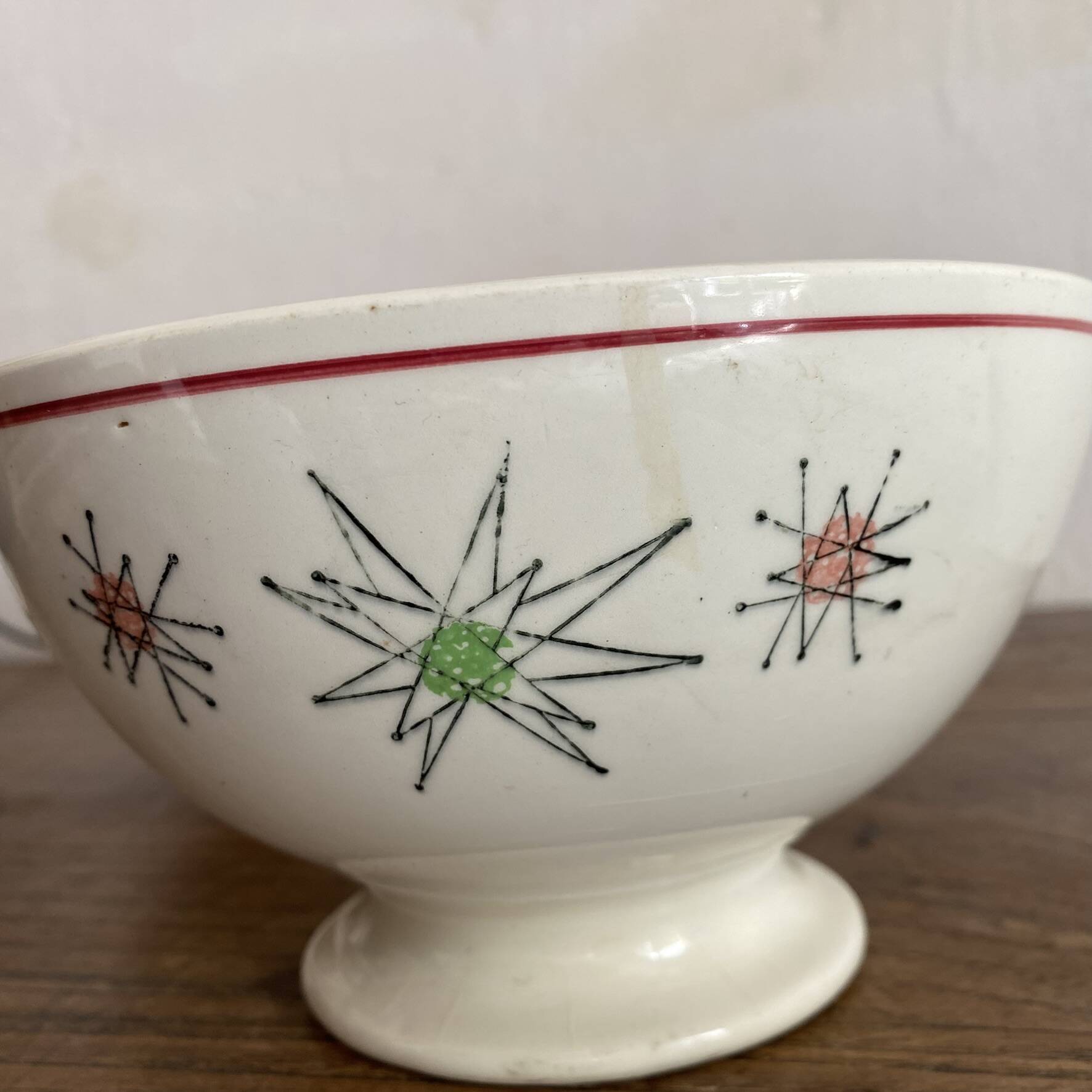 Extra large bowls Gien from the 1950s