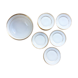 Set of plates and dessert dish Limoges