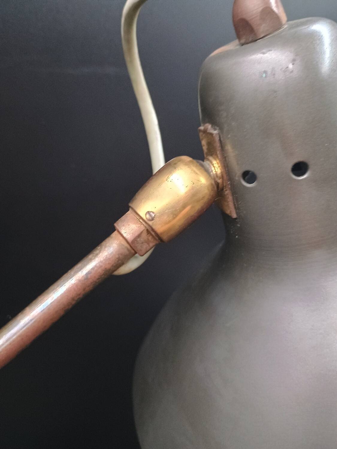 Industrial lamp Caillat Edition 1960 by Jean Boris Lacroix designer