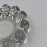 Glass candle holder duo