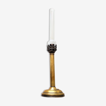 19th century antique brass candlestick