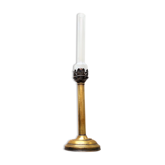 19th century antique brass candlestick