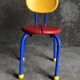 Small Ikea children's chair 1980s/1990s Memphis style