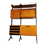 70's Italian modular bookcase