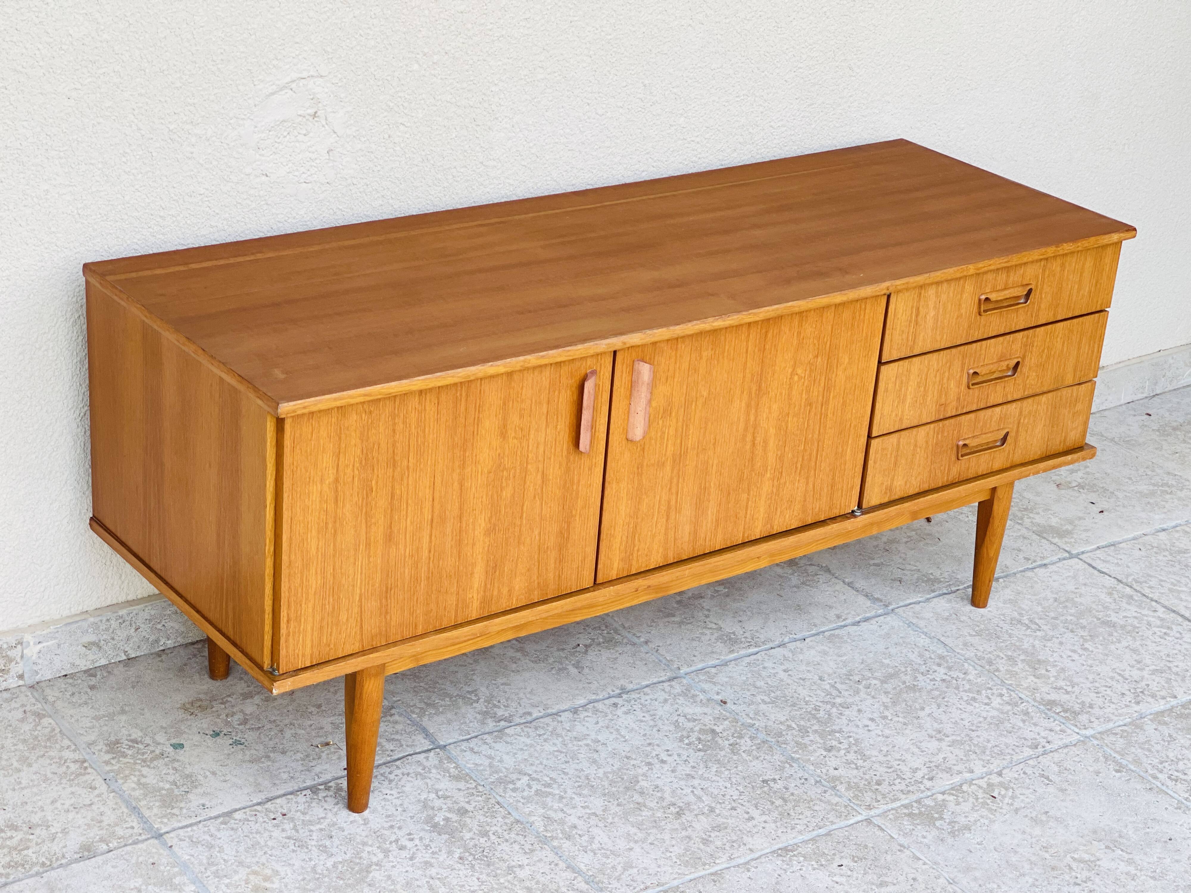 Scandinavian teak row