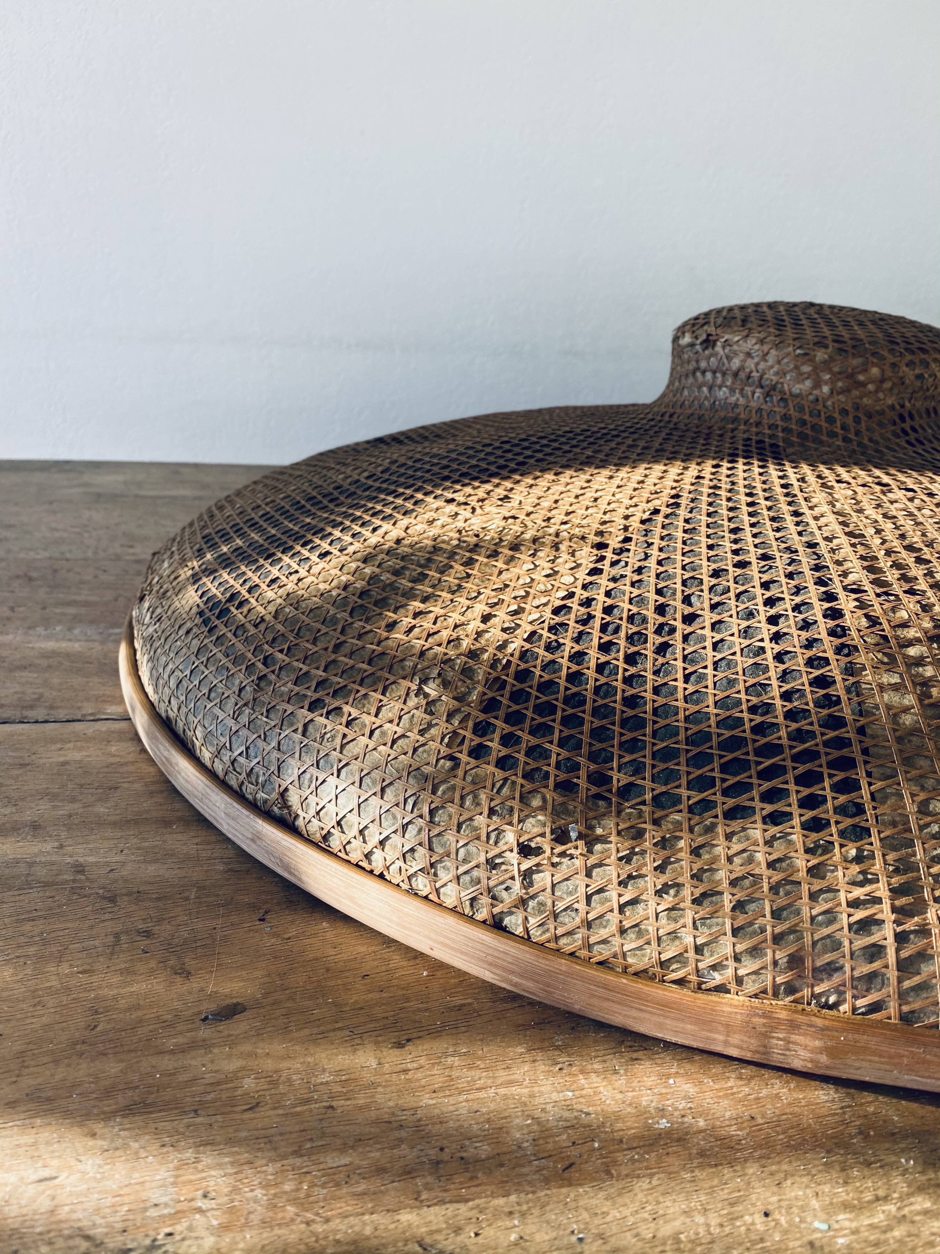 Ancient Asian hat 75 cm in diameter