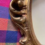 Golden rockery mirror