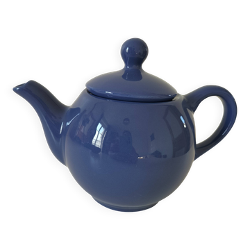 Théière vintage minimaliste bleue