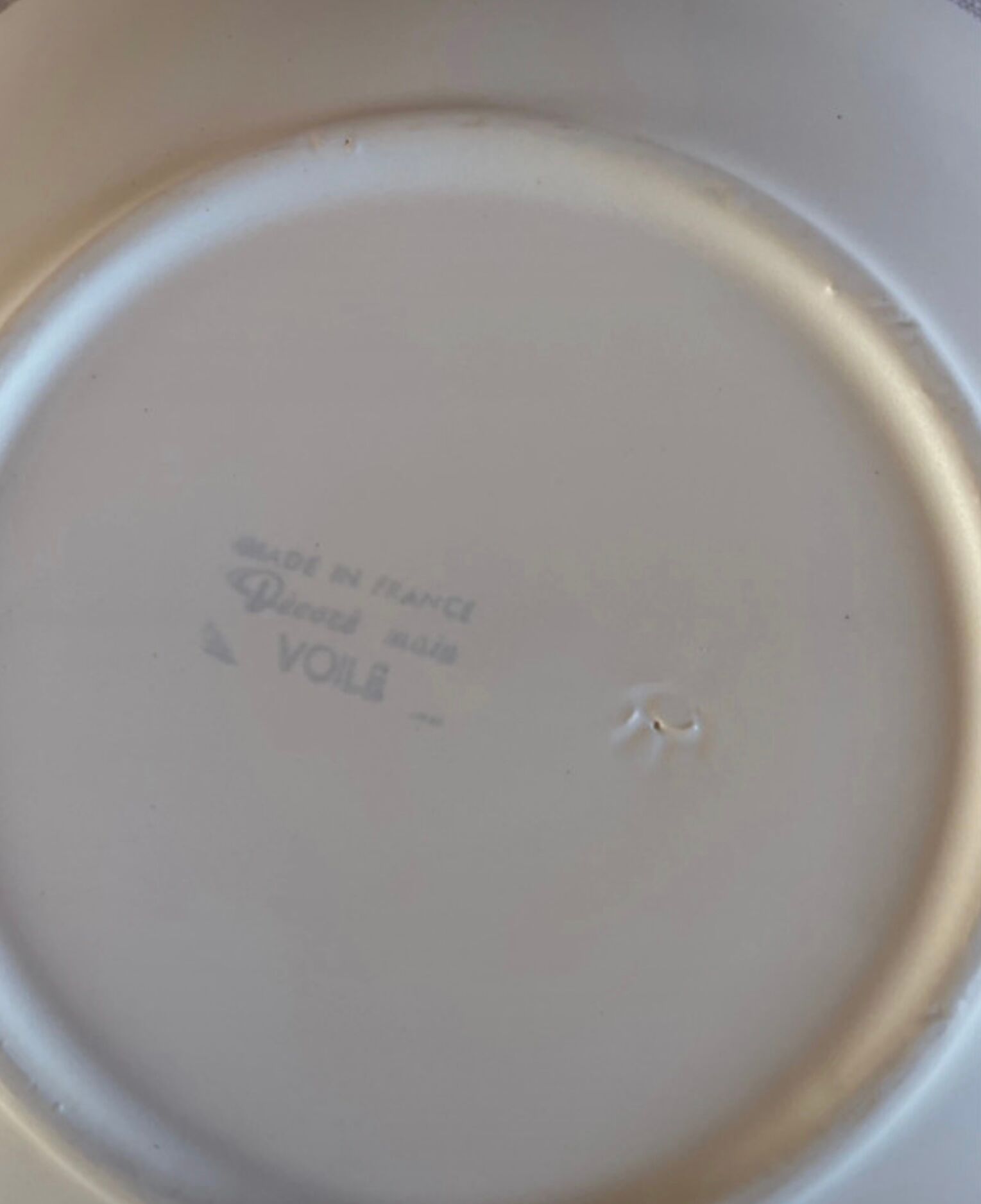 Niderviller hollow plates "Sail"