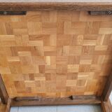 Vintage marquetry coffee table 1960