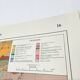 Old map of France Paris basin 43x43cm from 1950
