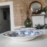 2 hollow plates Bertha Sarreguemines