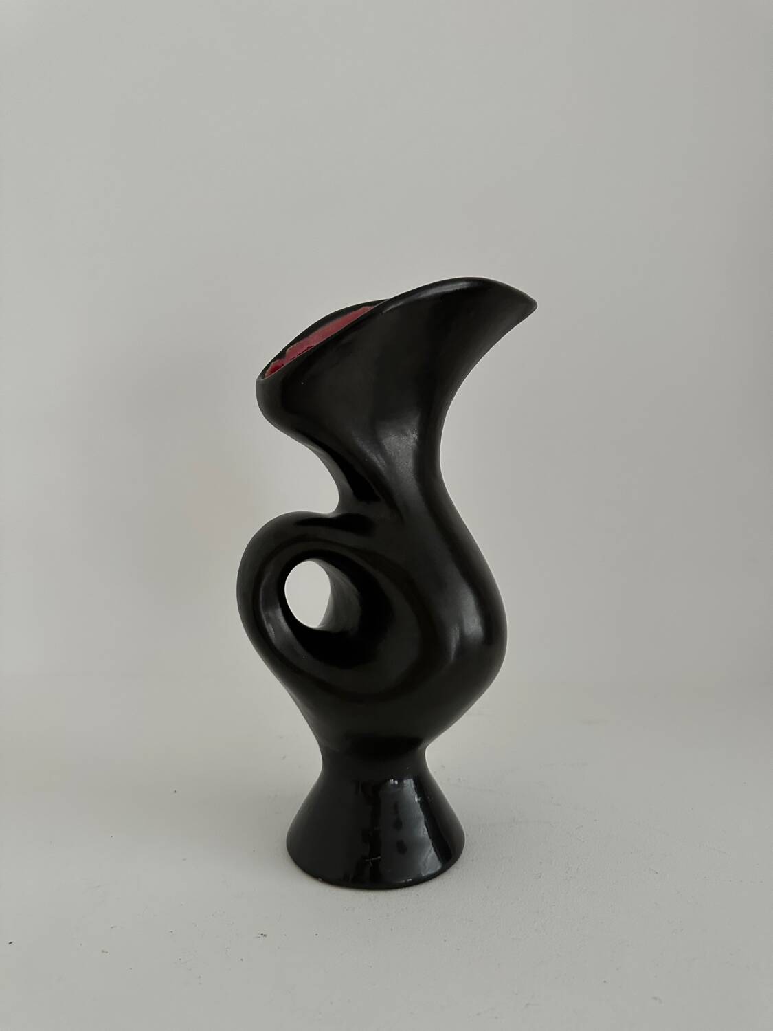 Midcentury ceramic zoomorphic pitcher