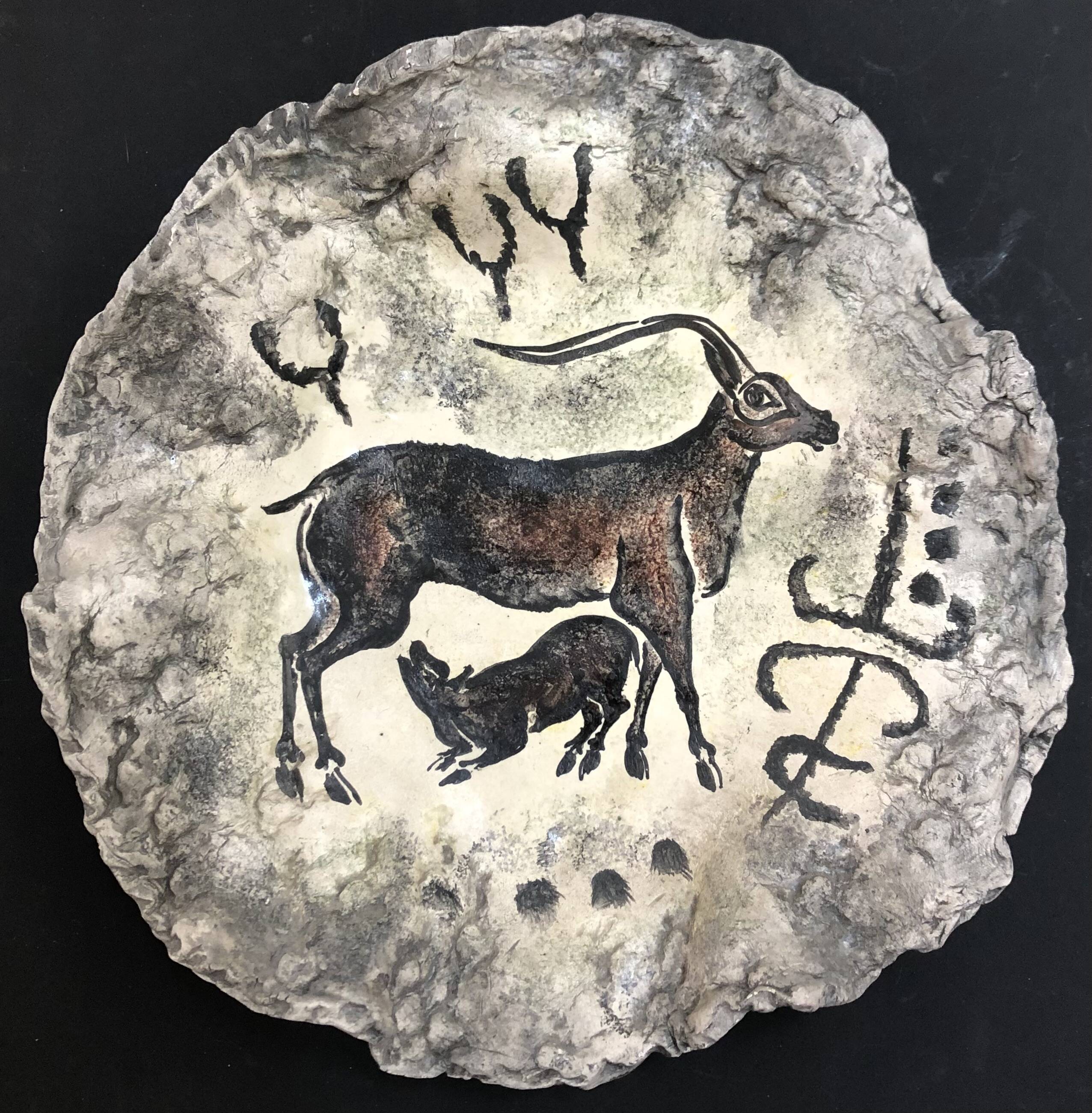 Vallauris parietal rock art