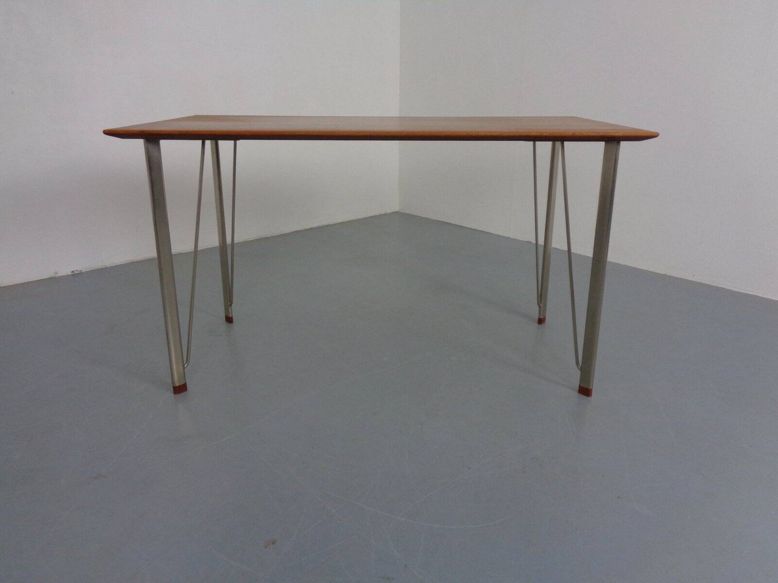 3605 Teak Desk by Arne Jacobsen for Fritz Hansen, 1950s