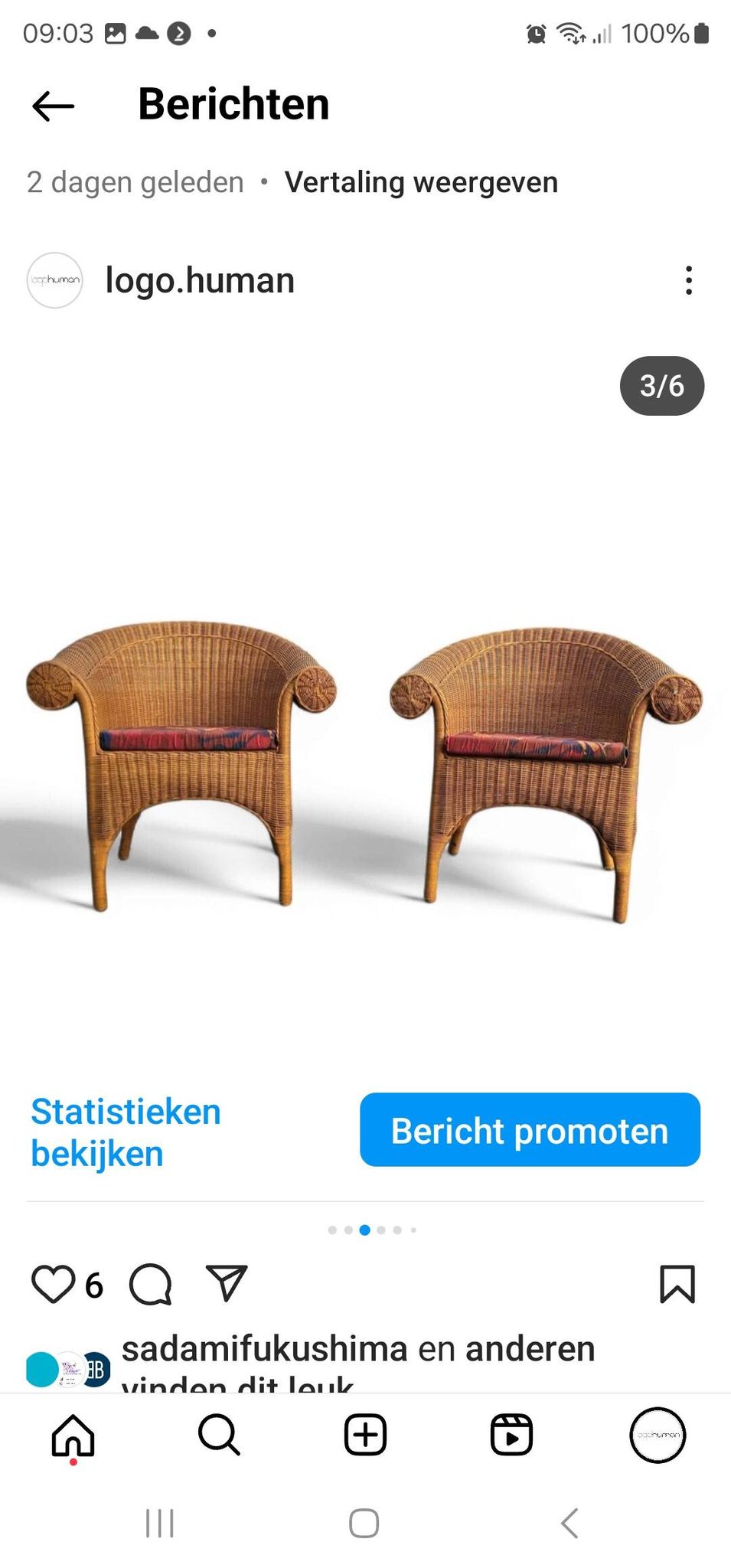 2 chaises en rotin des années 1980 avec rembourrage d'origine