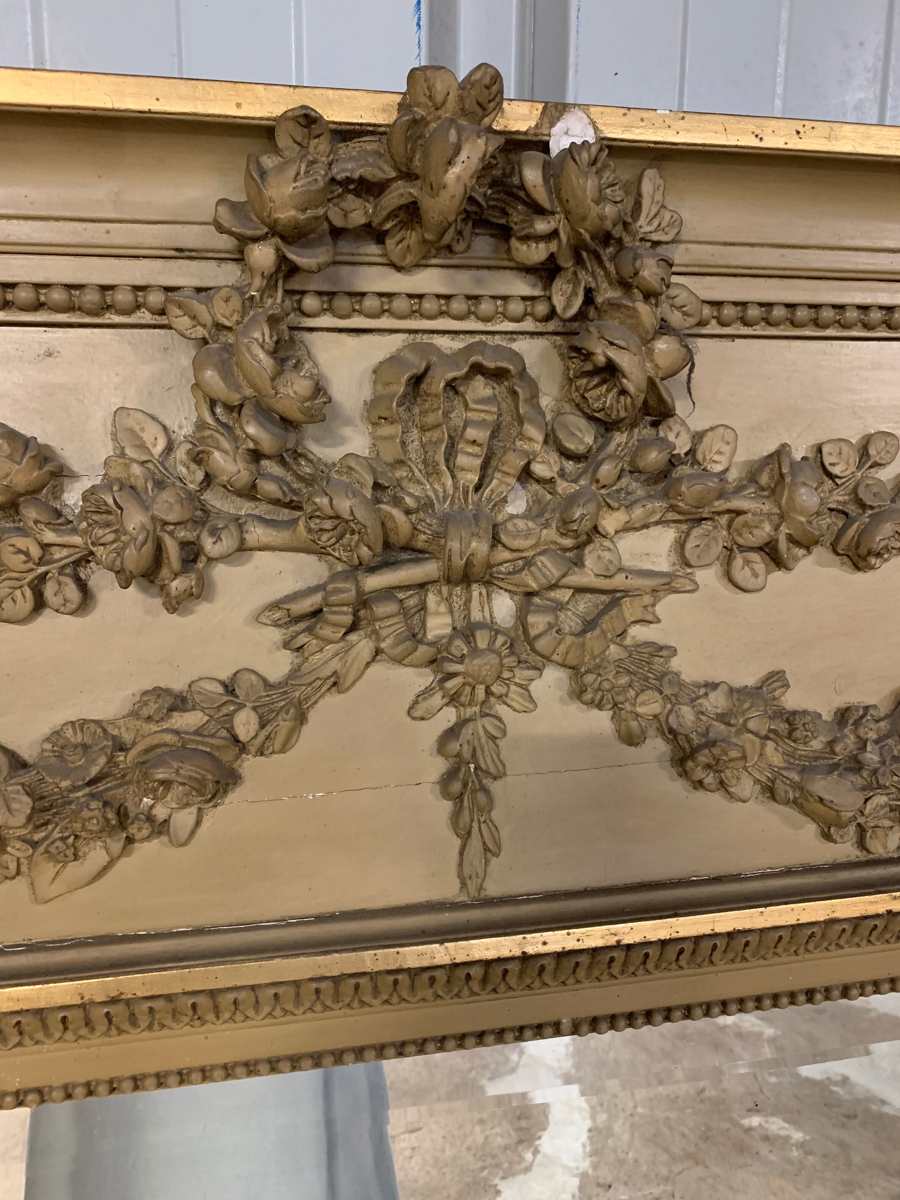 Mirror trumeau Louis XVI  - 170x102cm