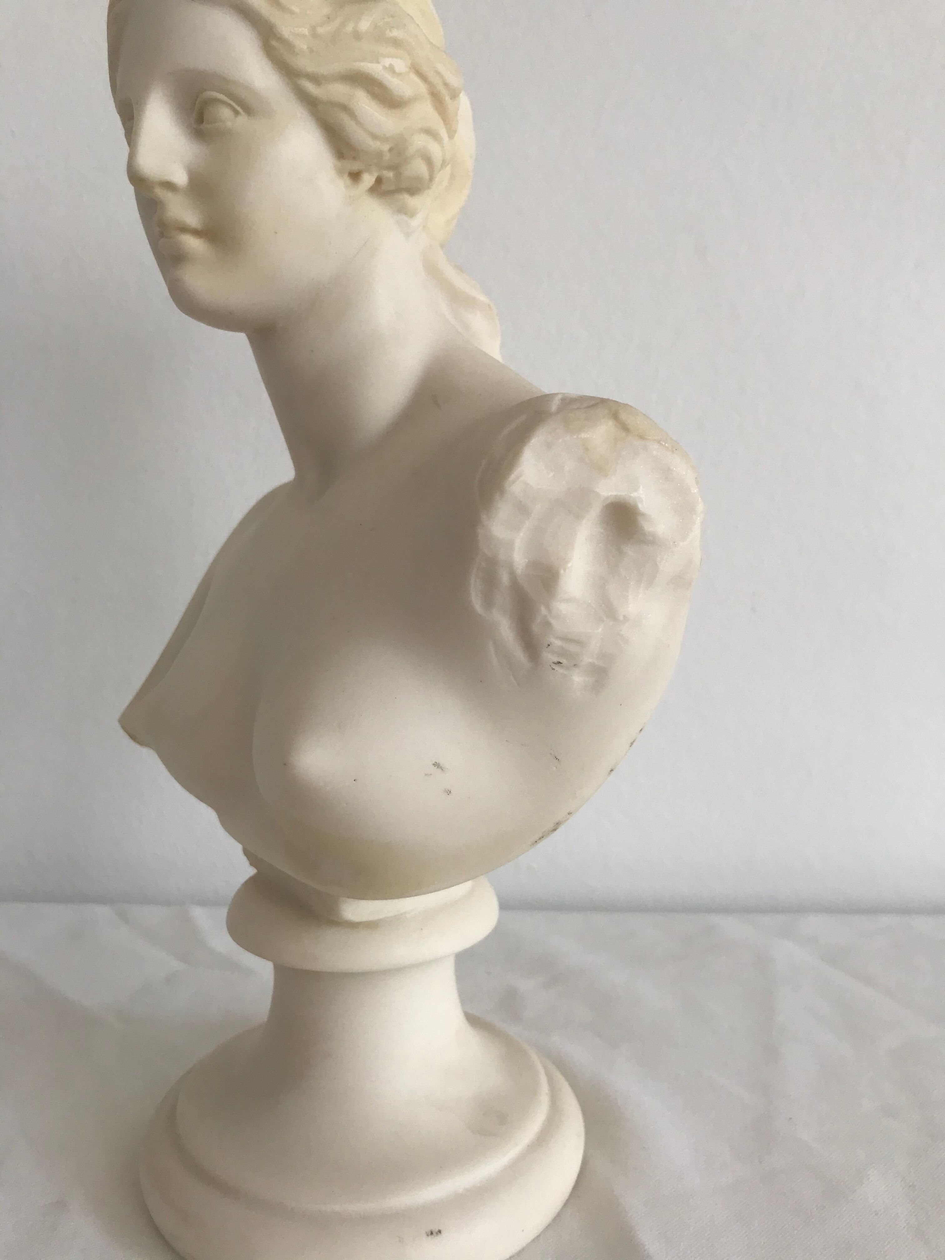 Greek bust in resin